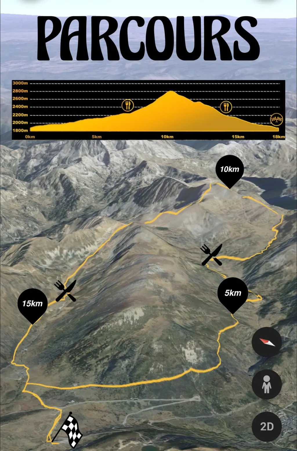 Parcours du TRAIL COMA D'OR